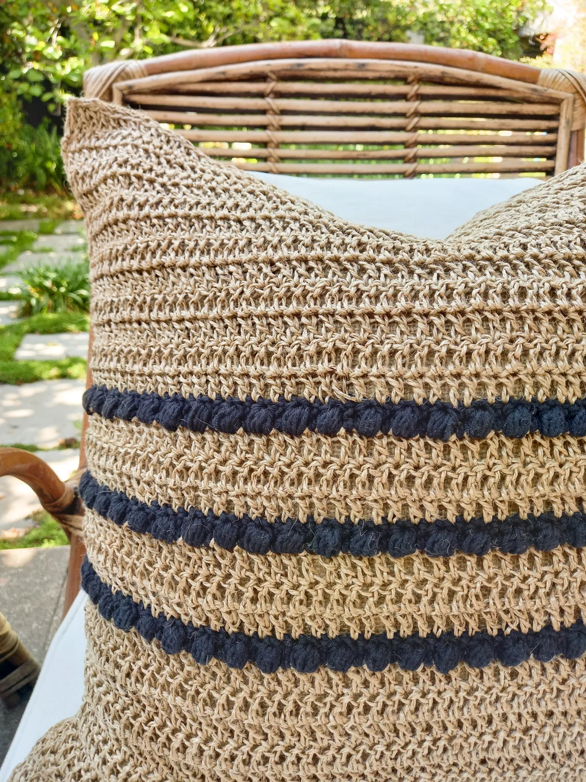 Cojín Abedul · detalle 2