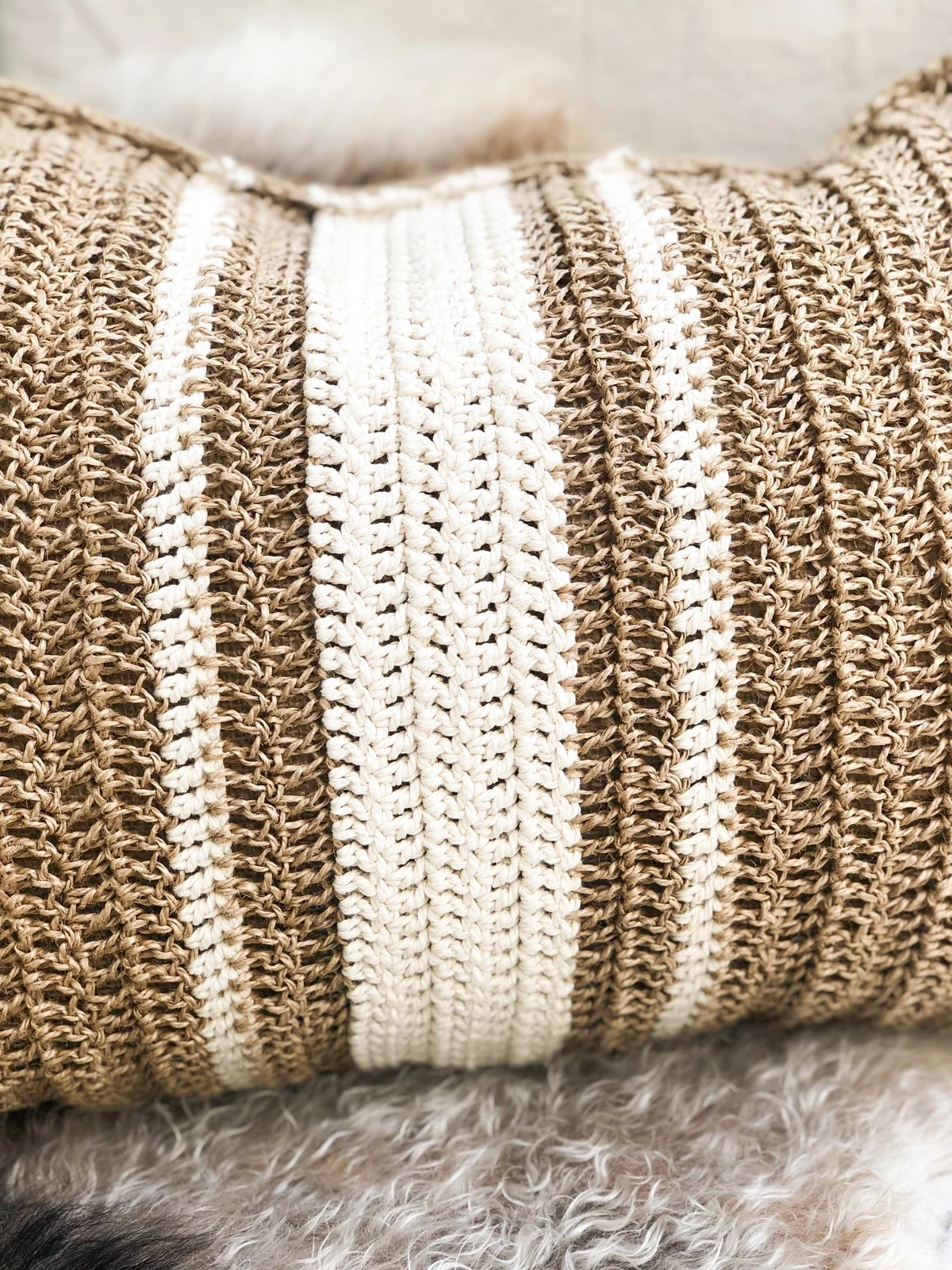 Cojín Roble Blanco · detalle 4